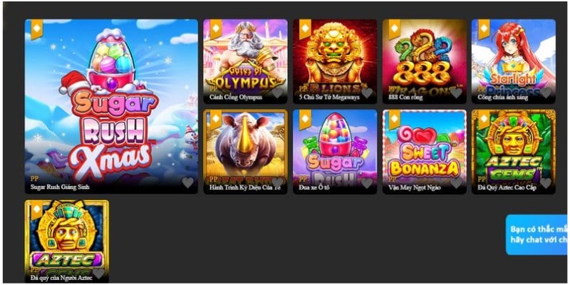 Sảnh nổ hũ trực tuyến PP của EV88